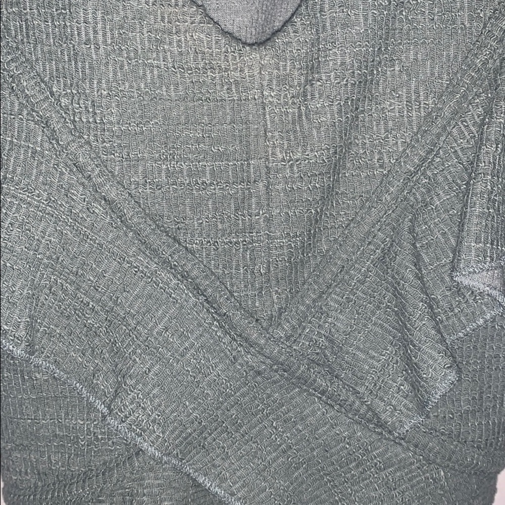 urban outfitters/ kimchi blue olive green crop - Picture 2 of 6